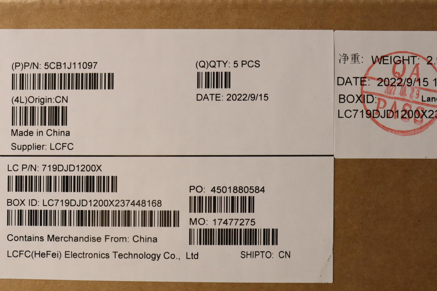 Lenovo Cover Upper Case Asmpor L82Qf - 5CB1J11097