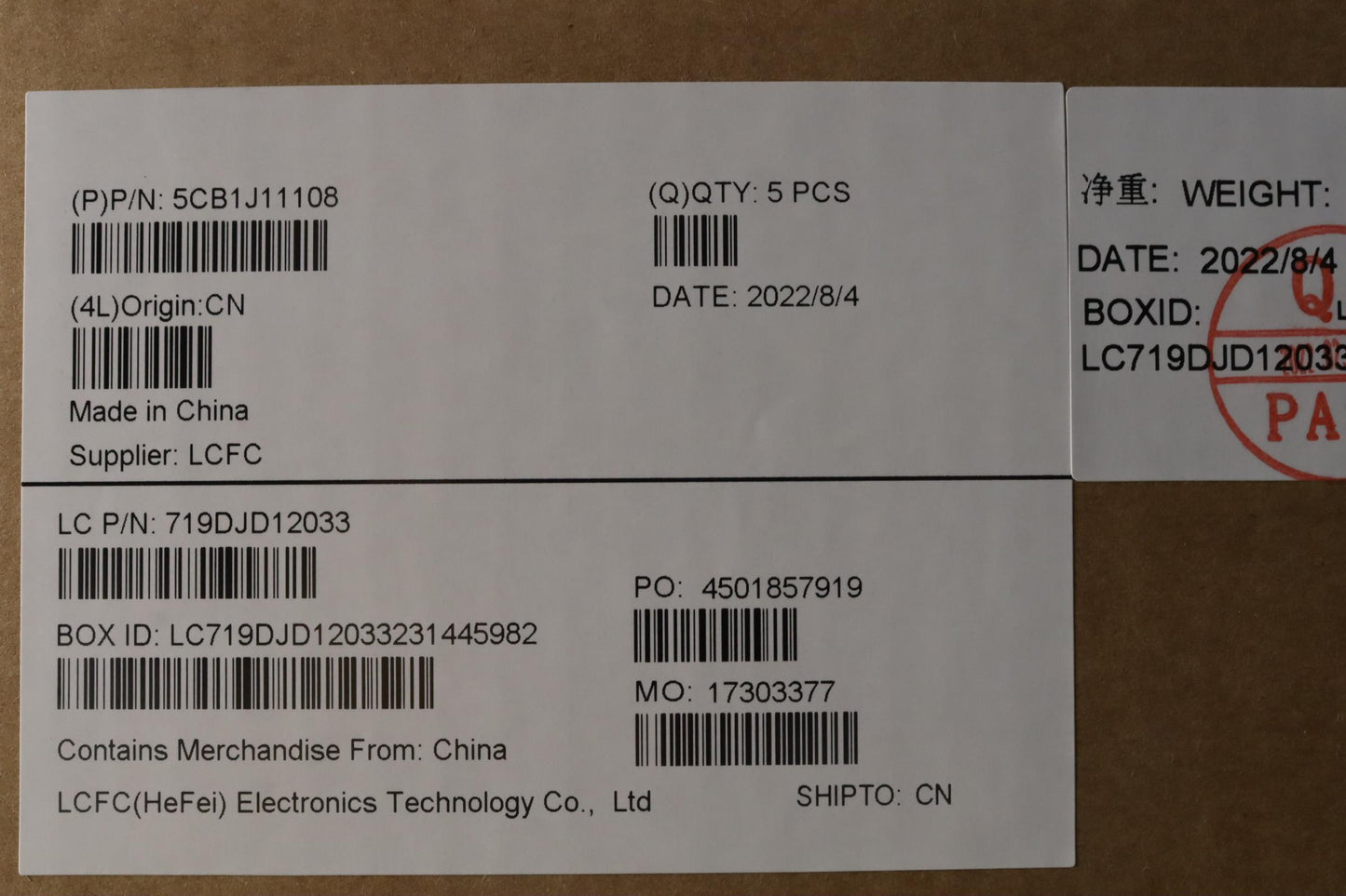 Lenovo Cover Upper Case Asmczeslk L82 - 5CB1J11108