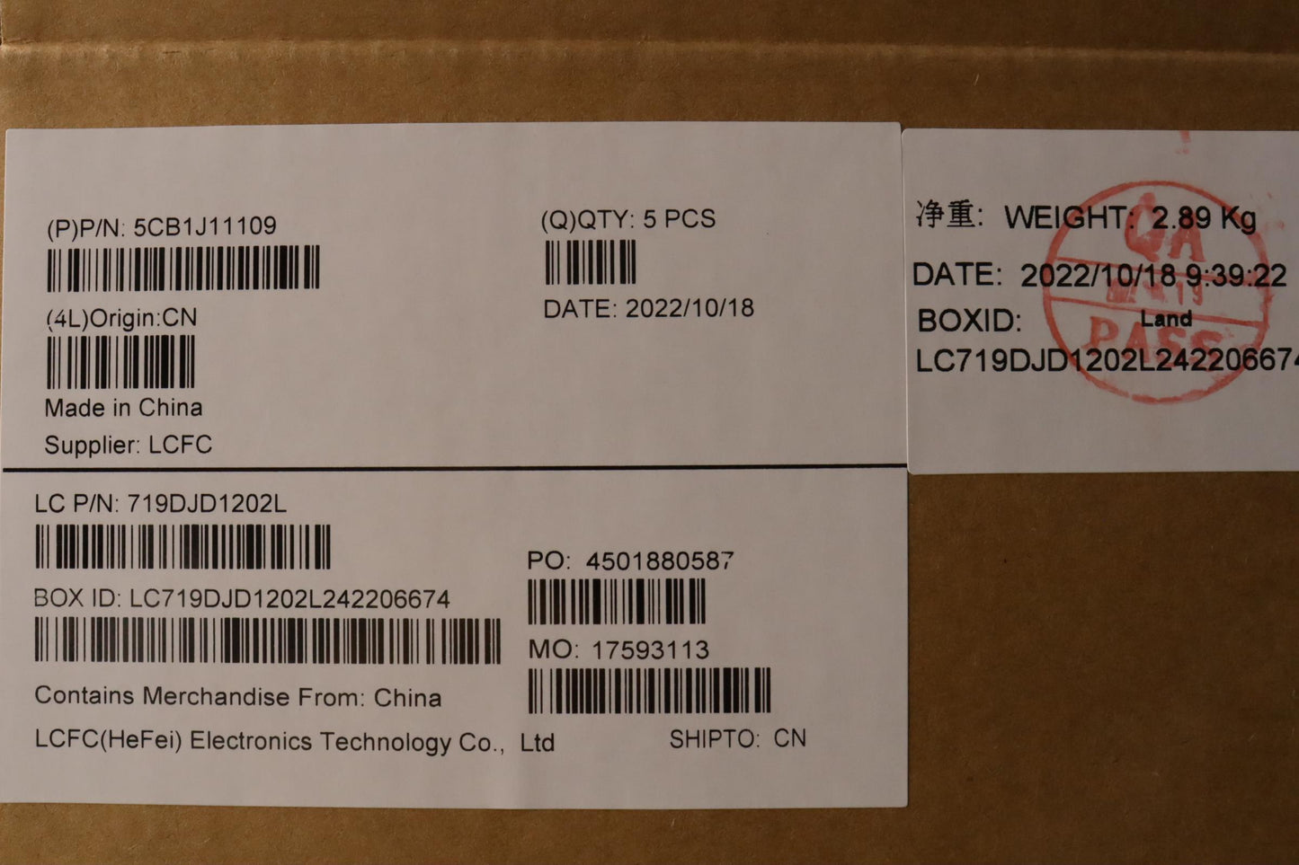 Lenovo Cover Upper Case Asmbul L82Qf - 5CB1J11109
