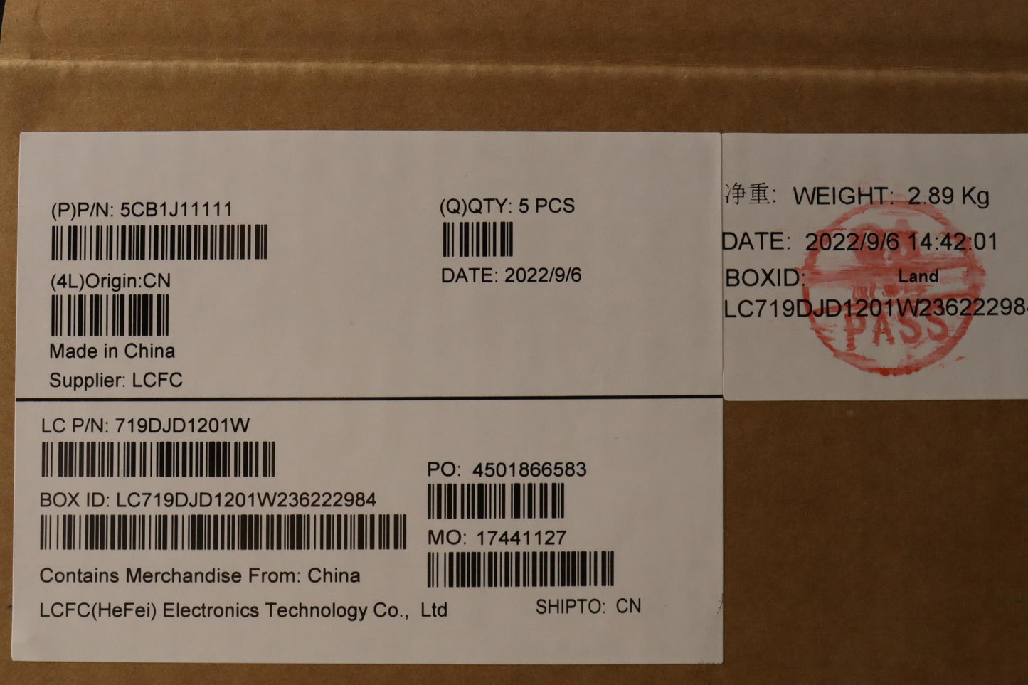 Lenovo Cover Upper Case Asmbel L82Qf - 5CB1J11111