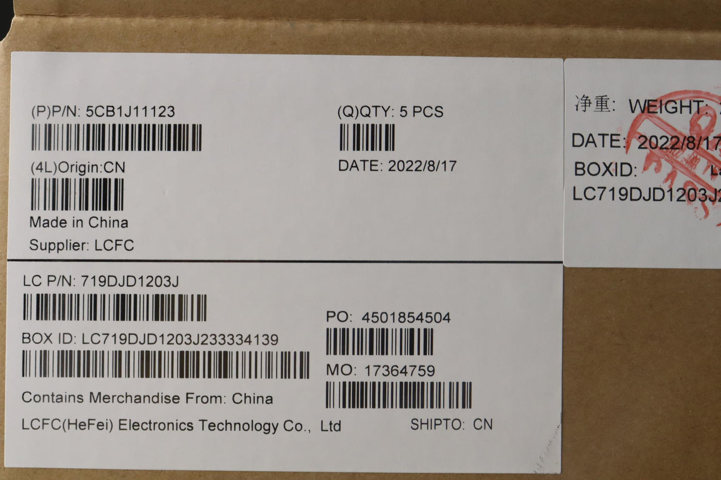Lenovo Cover Upper Case Asmhun L82Qf - 5CB1J11123