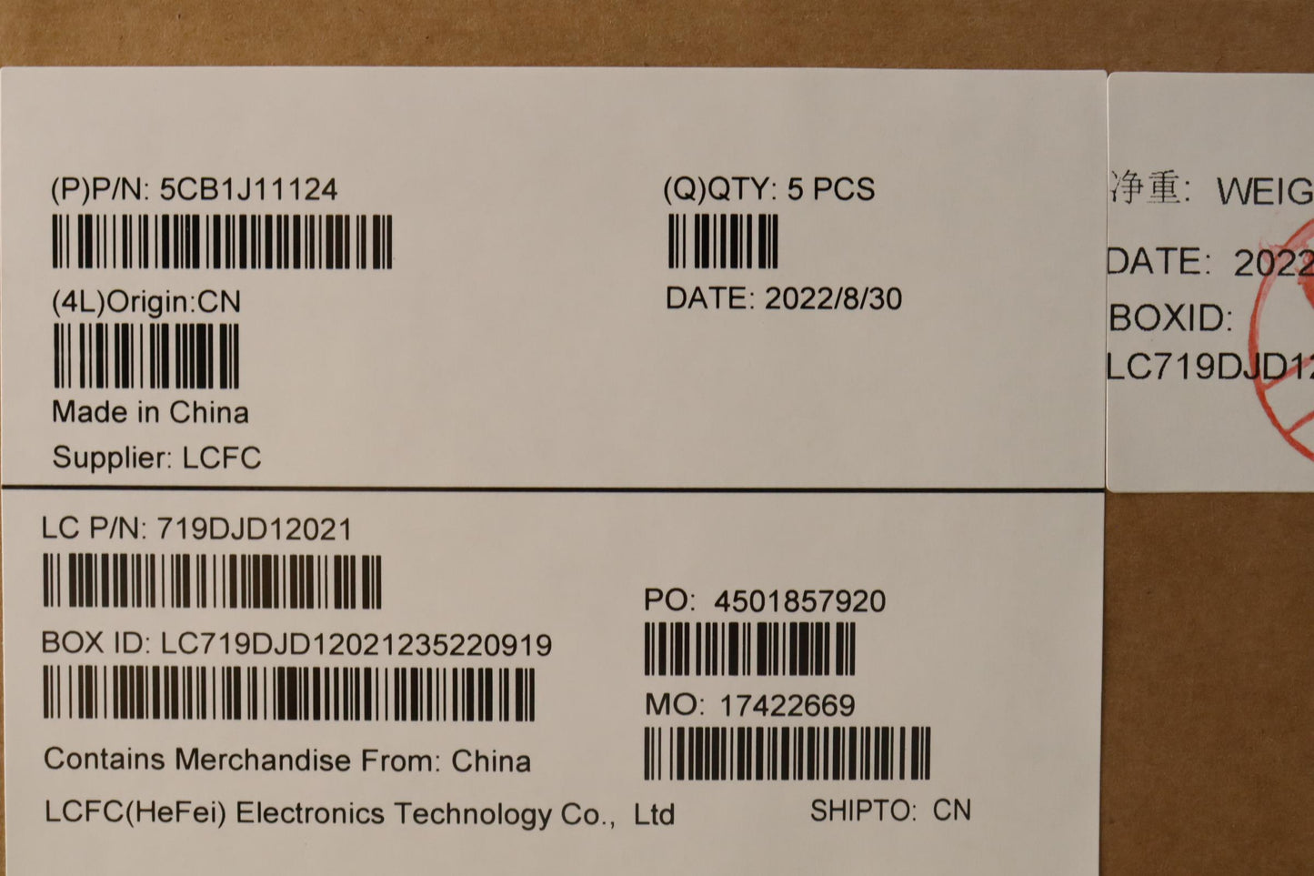 Lenovo Cover Upper Case Asmhbw L82Qf - 5CB1J11124