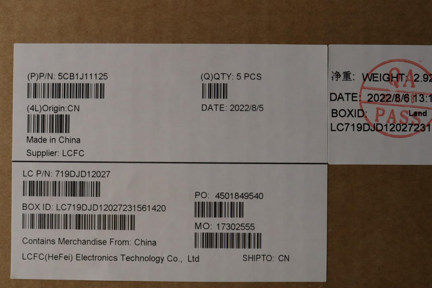 Lenovo Cover Upper Case Asmgre L82Qf - 5CB1J11125