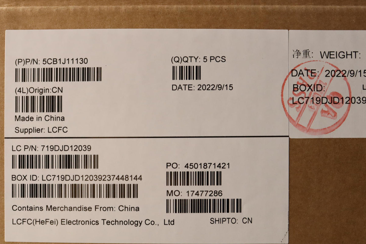 Lenovo Cover Upper Case Asmpor L82Qf - 5CB1J11130