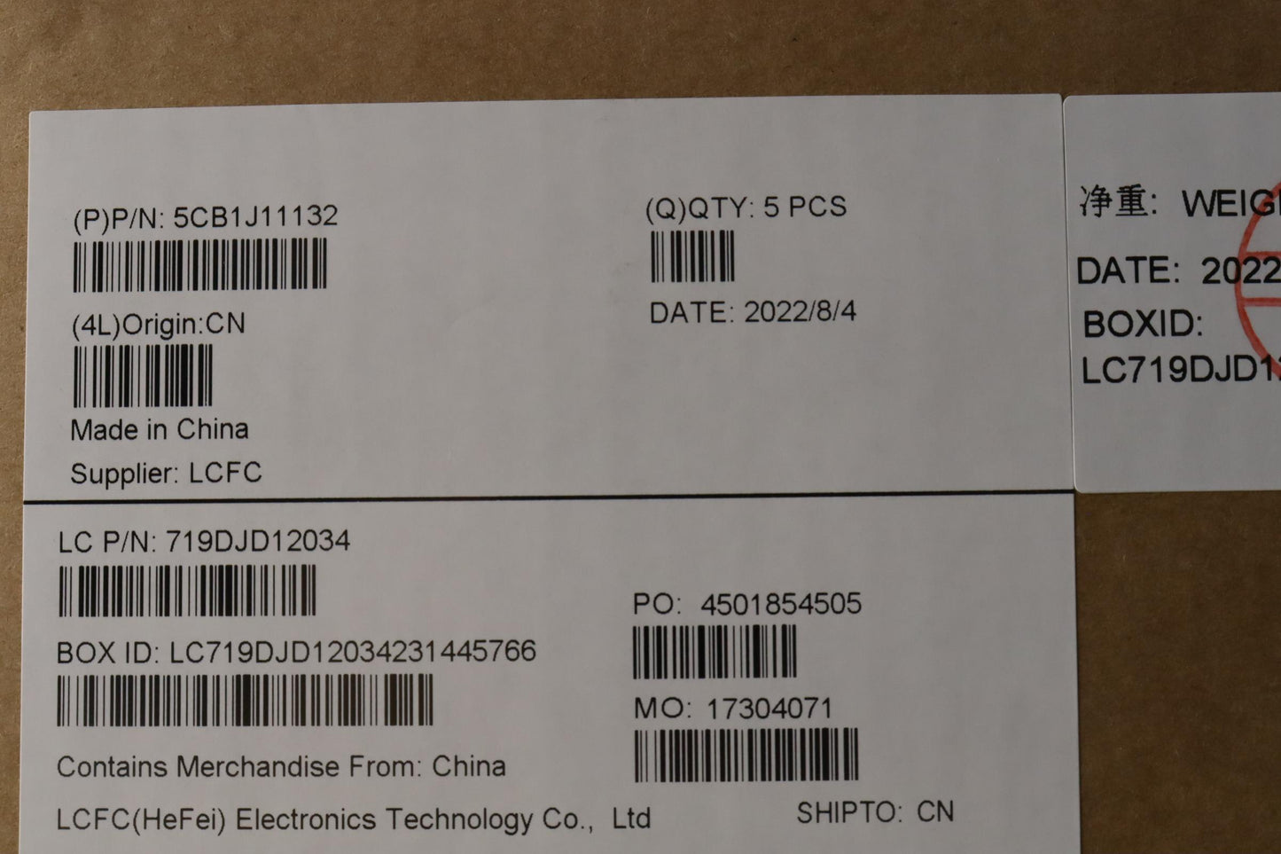 Lenovo Cover Upper Case Asmslv L82Qf - 5CB1J11132
