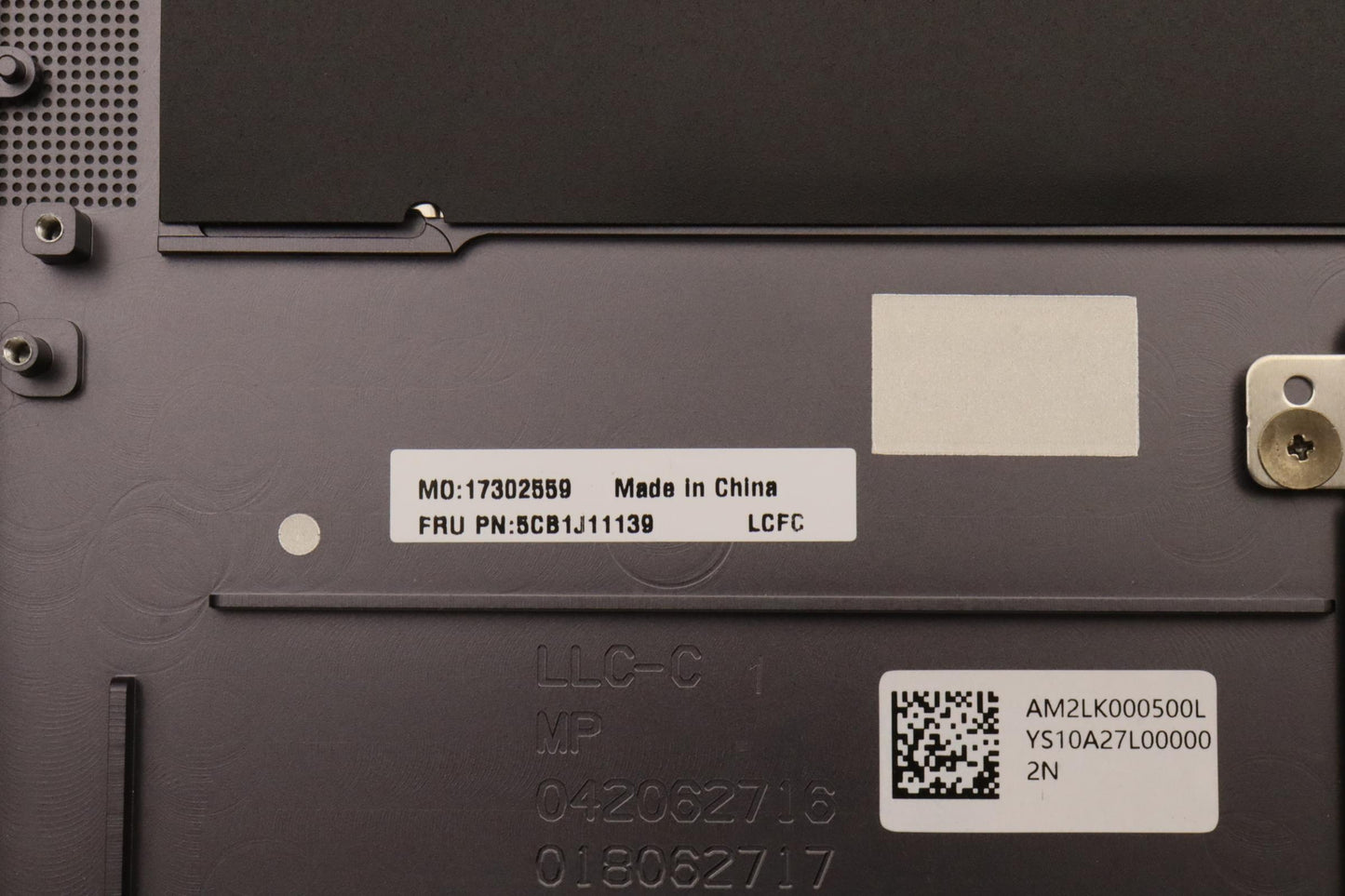 Lenovo Cover Upper Case Asmeuro Eng L - 5CB1J11139