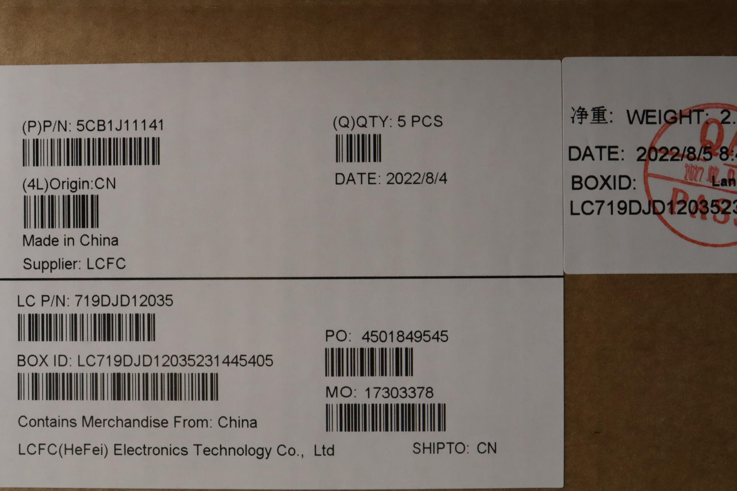 Lenovo Cover Upper Case Asmczeslk L82 - 5CB1J11141