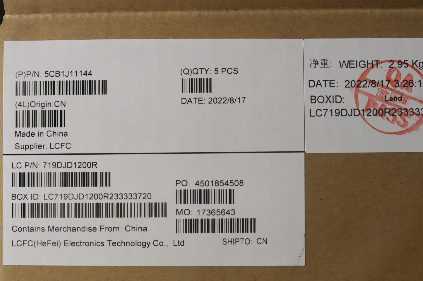 Lenovo Cover Upper Case Asmbel L82Qf - 5CB1J11144