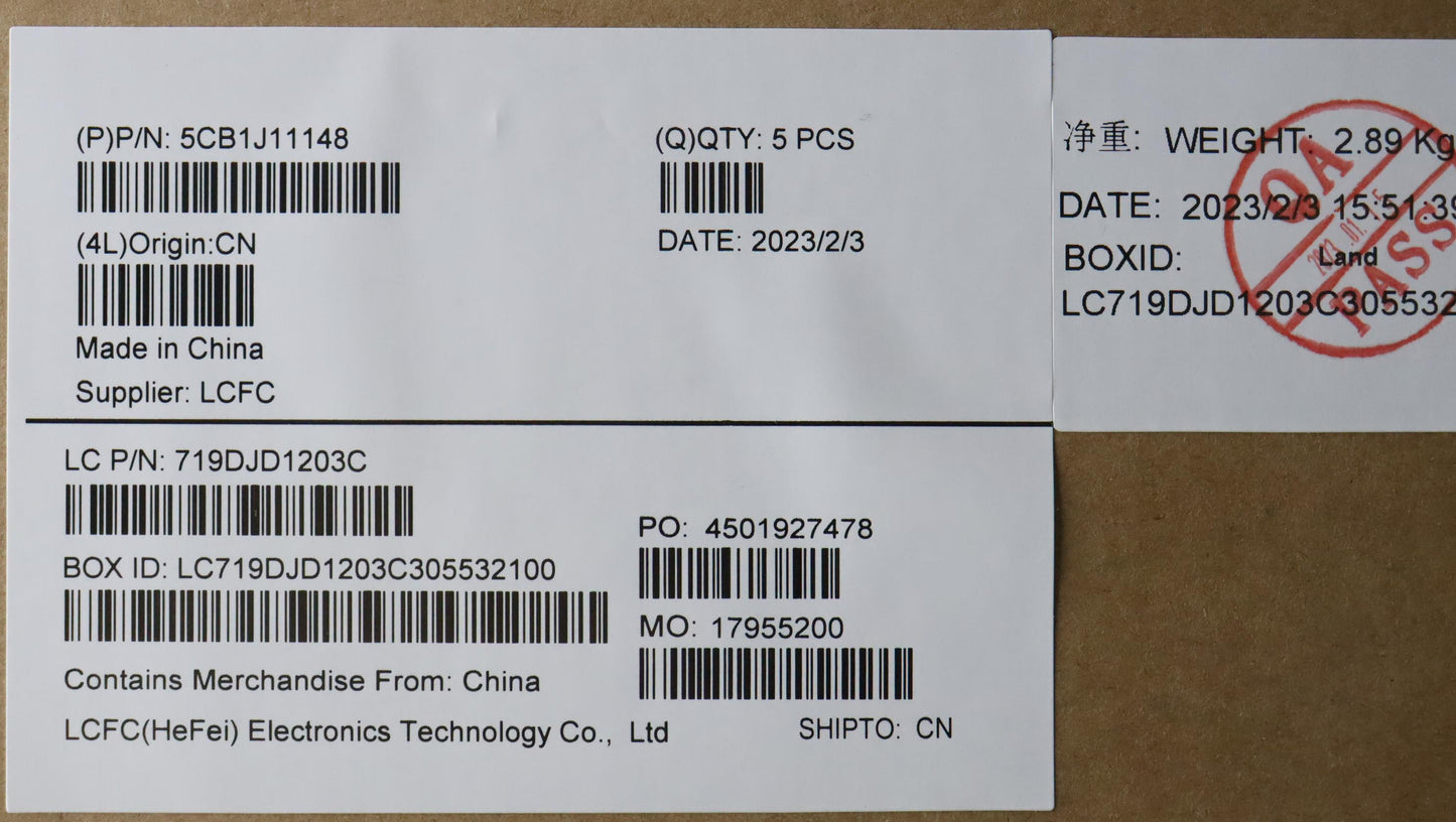 Lenovo Cover Upper Case Asmukr L82Qf - 5CB1J11148