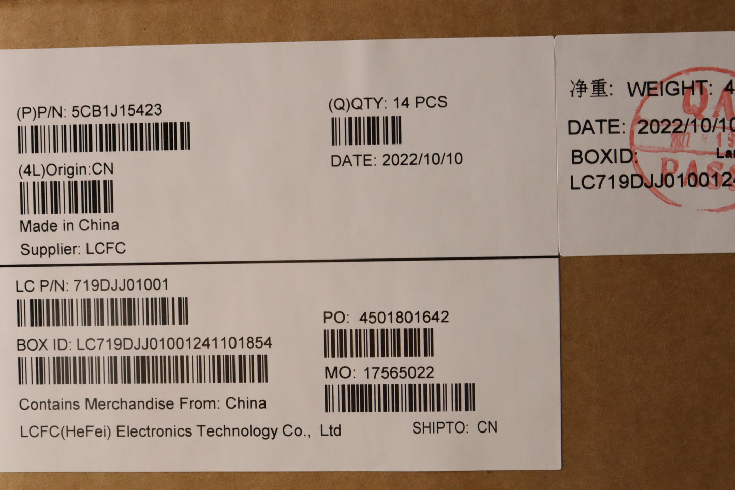 Lenovo Cover Fru Jt4C1 Cc Ww Sub Assy - 5CB1J15423