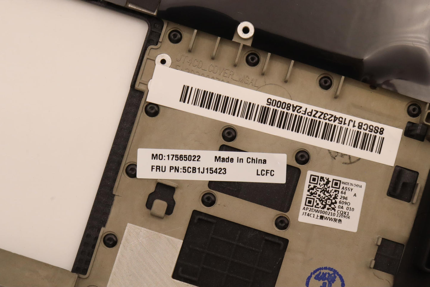 Lenovo Cover Fru Jt4C1 Cc Ww Sub Assy - 5CB1J15423
