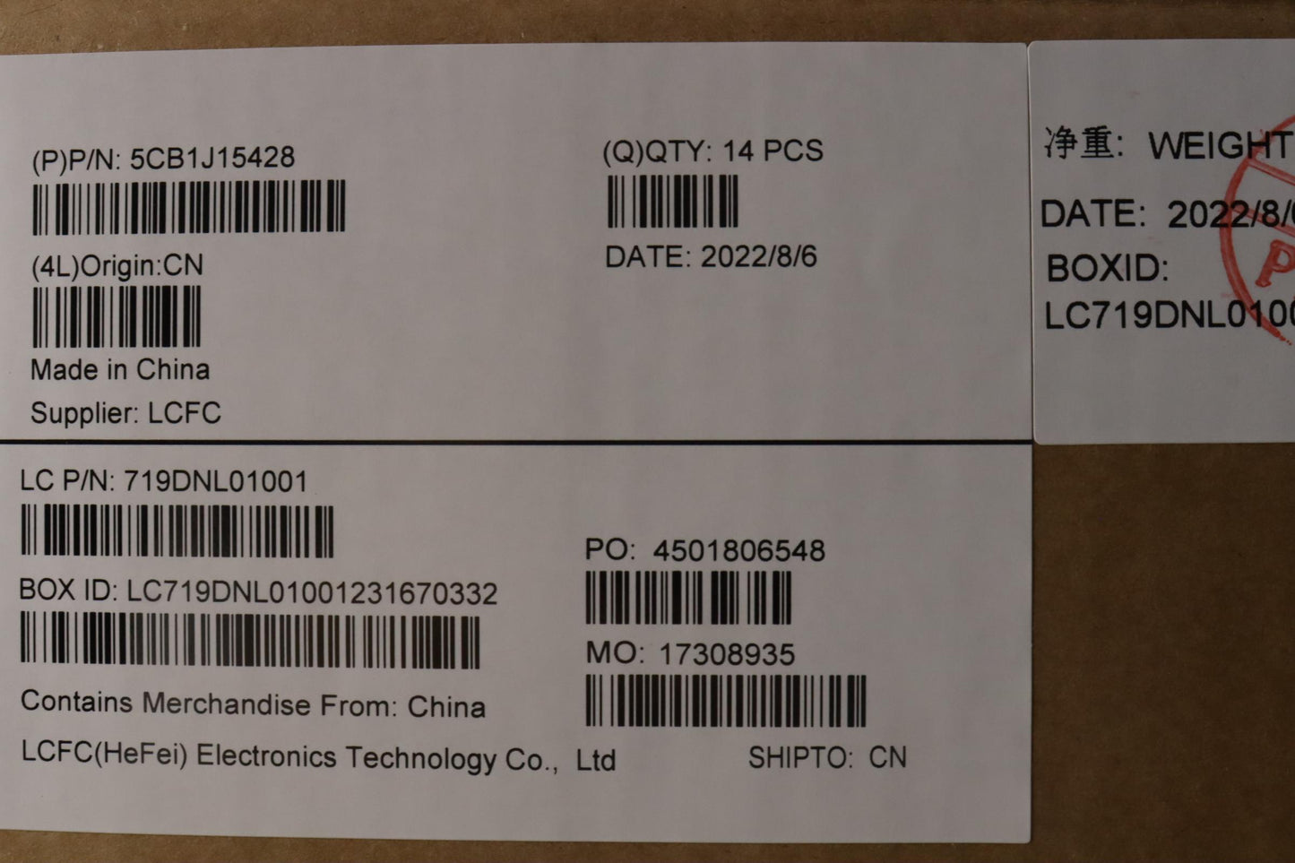 Lenovo Cover Fru Hx3B0Asubassyppsqhdh - 5CB1J15428