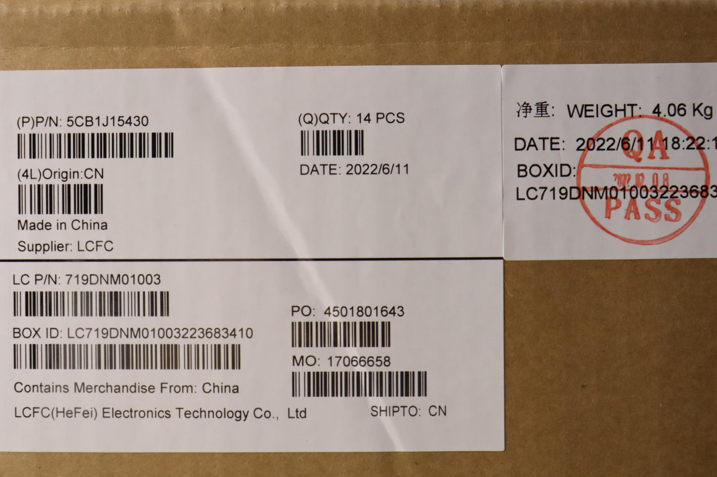 Lenovo Cover Fru Ccovermgalwlanbkassy - 5CB1J15430