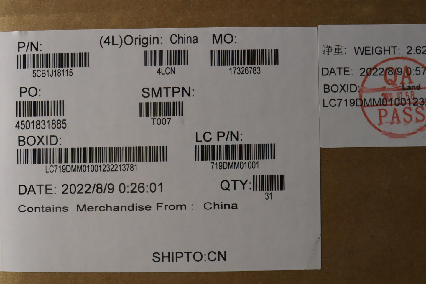 Lenovo D Door Sub Assembly - 5CB1J18115