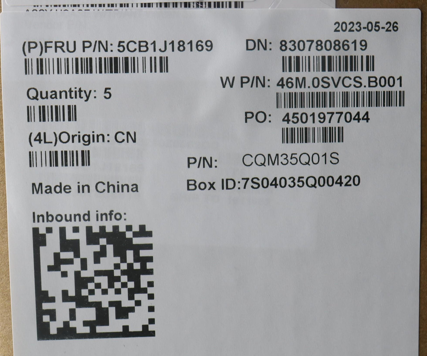 Lenovo Cover C Cover Asm N-Wfc Wl Ant - 5CB1J18169