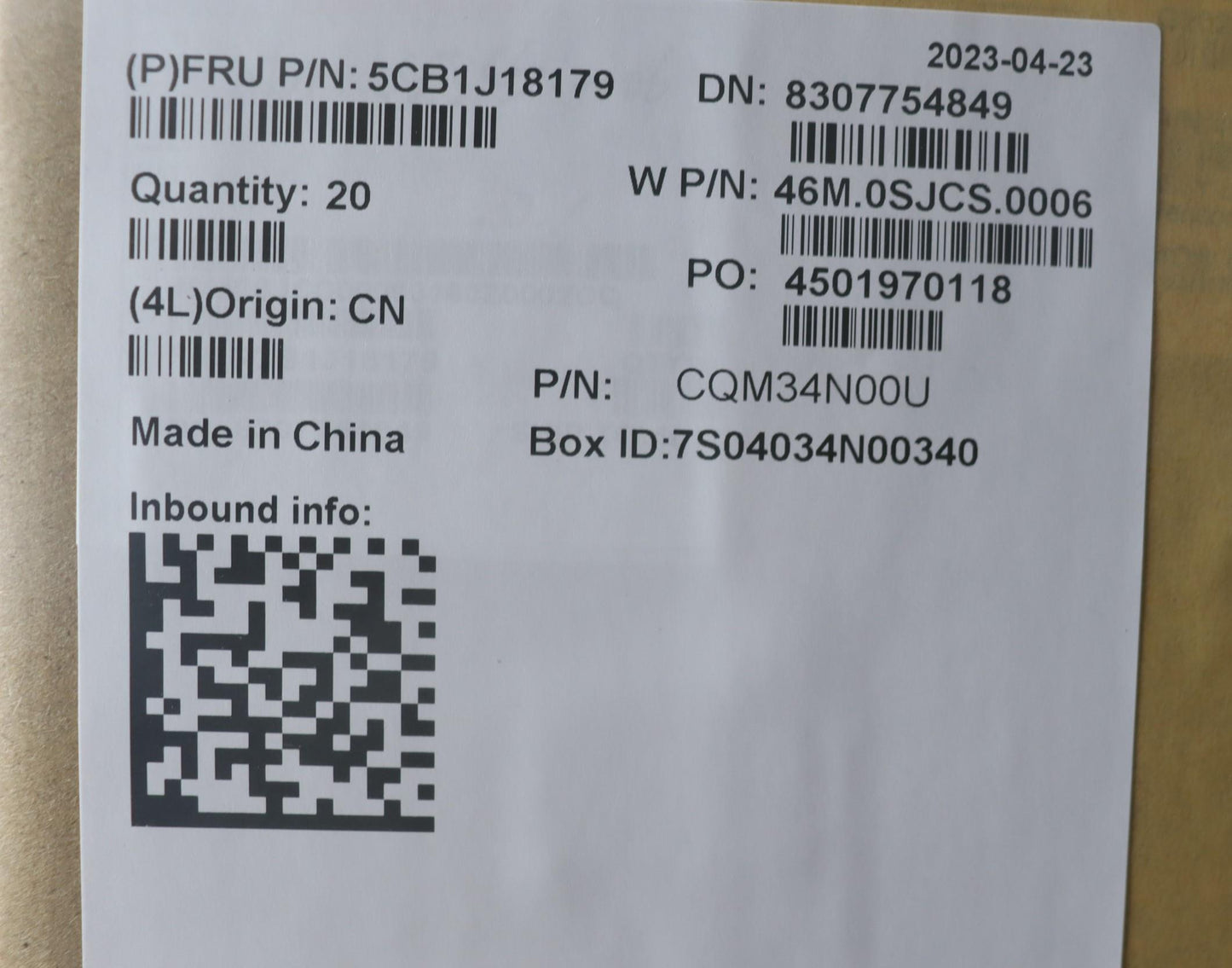 Lenovo Cover Fruacov,Asm,Al,3T,Rgb,Wl - 5CB1J18179