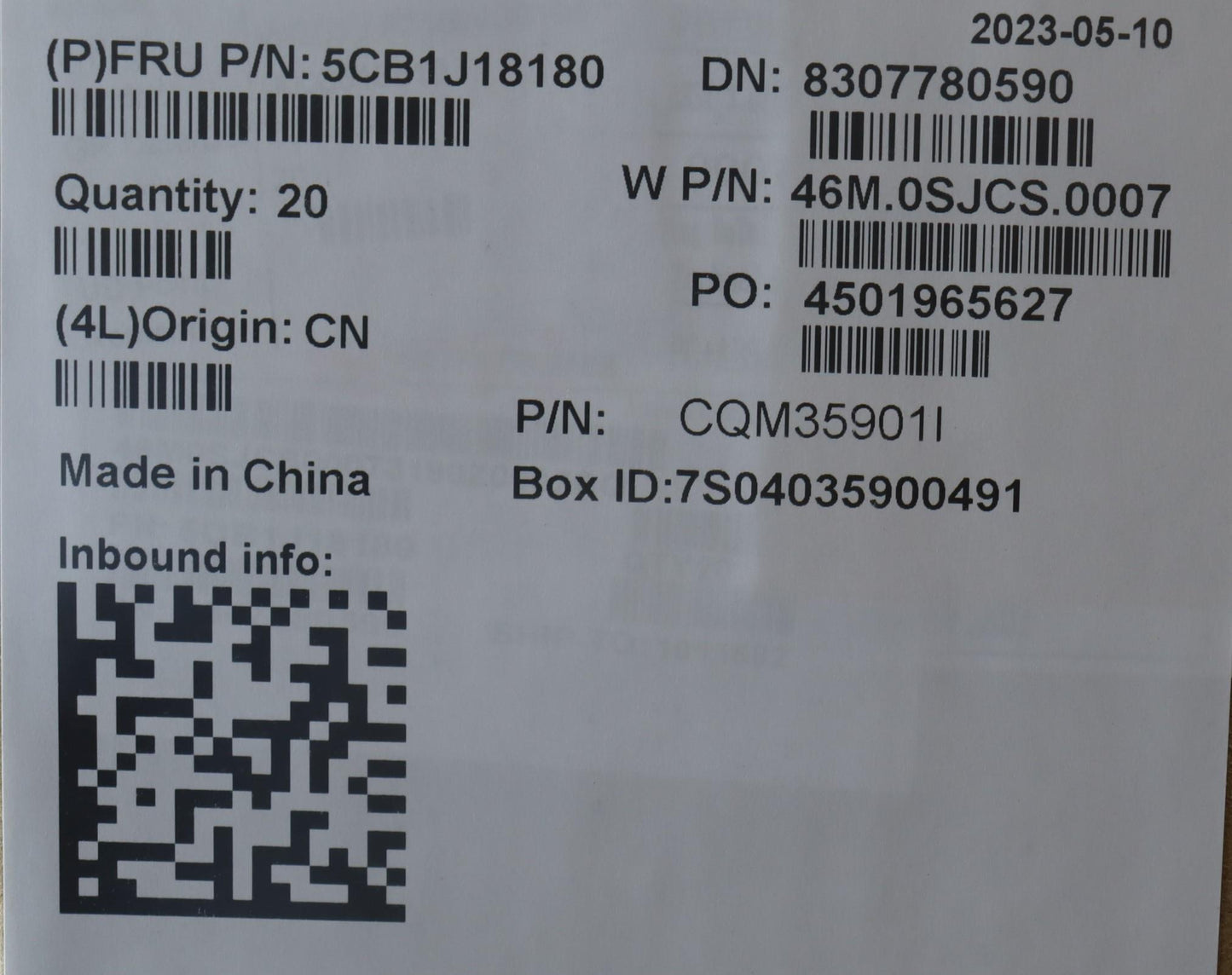 Lenovo A Cover Assembly, Aluminum, 3T, IR, WL, Golem2 - 5CB1J18180