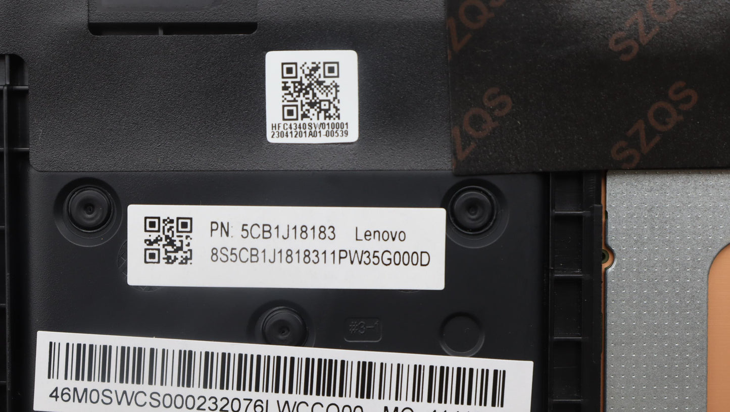 Lenovo Cover Fru C Cover Asm Nowfc Bl - 5CB1J18183
