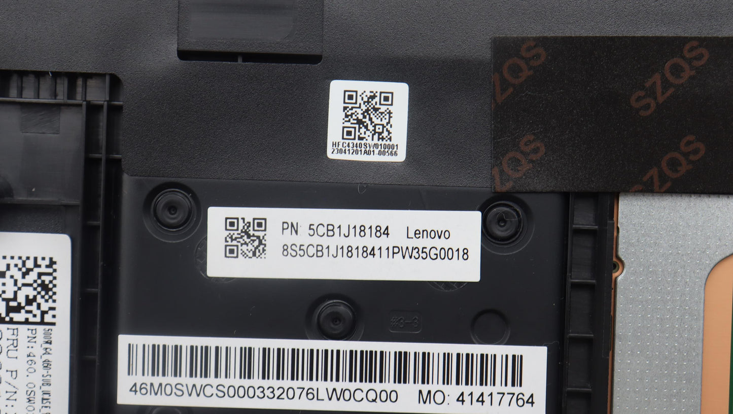 Lenovo Cover Fru C Cover Asm Wfc Blac - 5CB1J18184