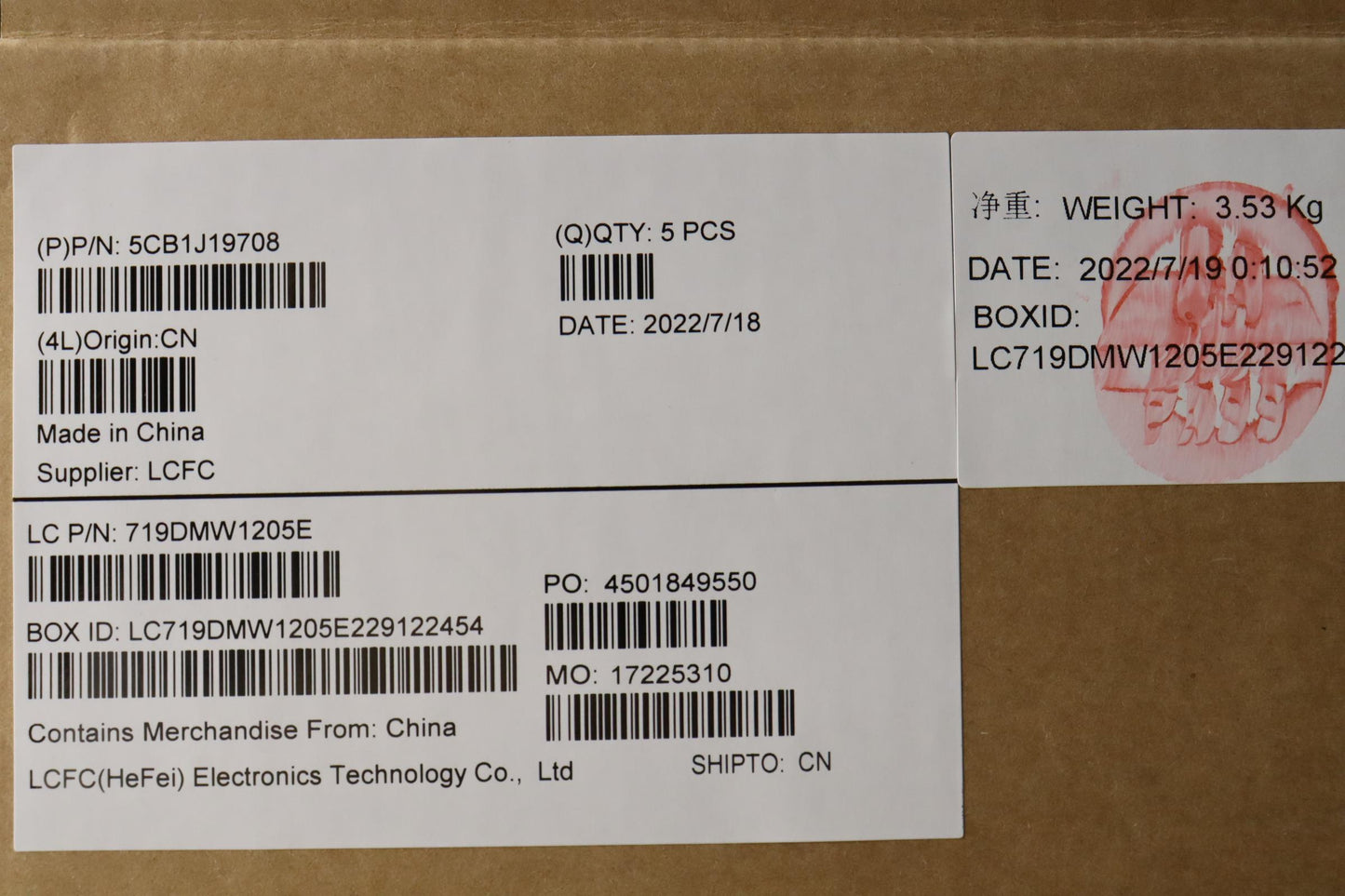 Lenovo Cover Upper Case Asmfra L82V7 - 5CB1J19708