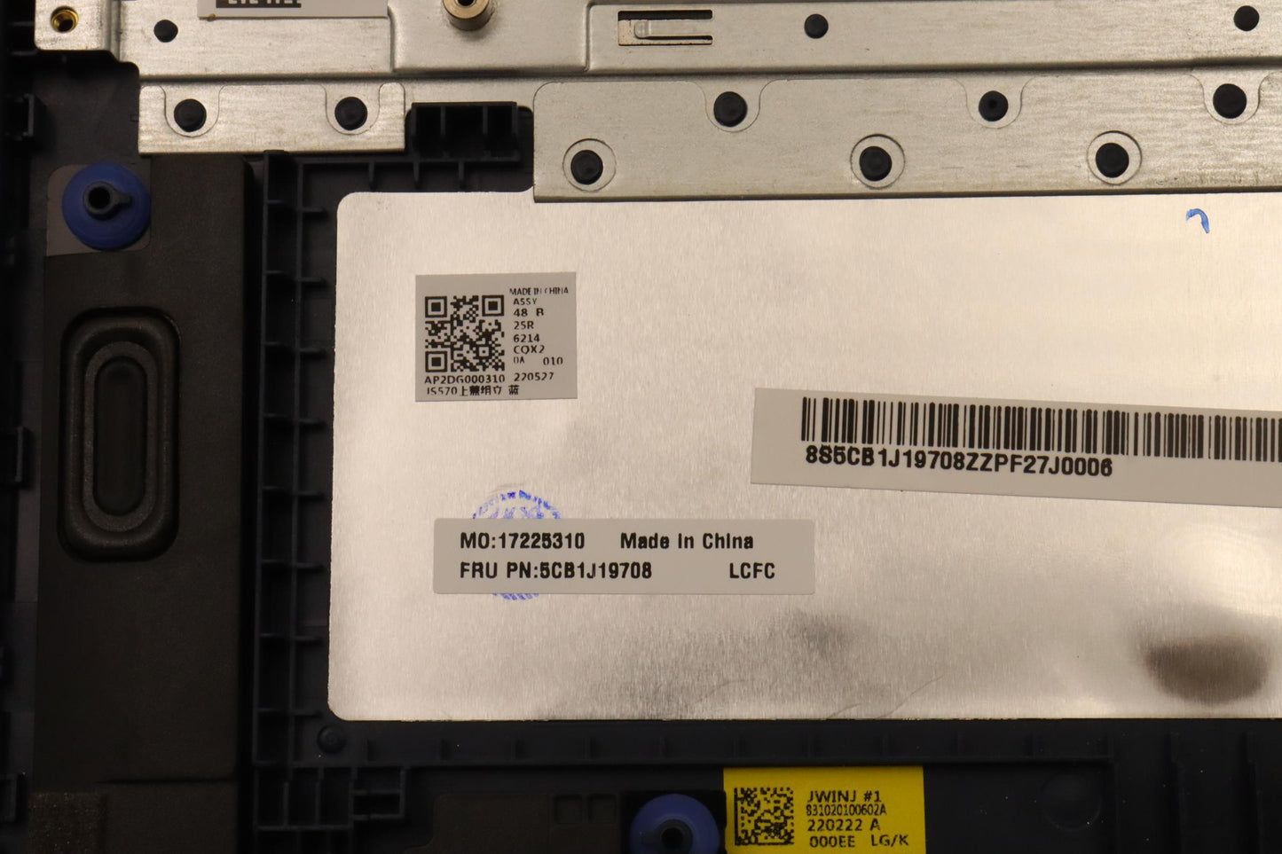 Lenovo Cover Upper Case Asmfra L82V7 - 5CB1J19708