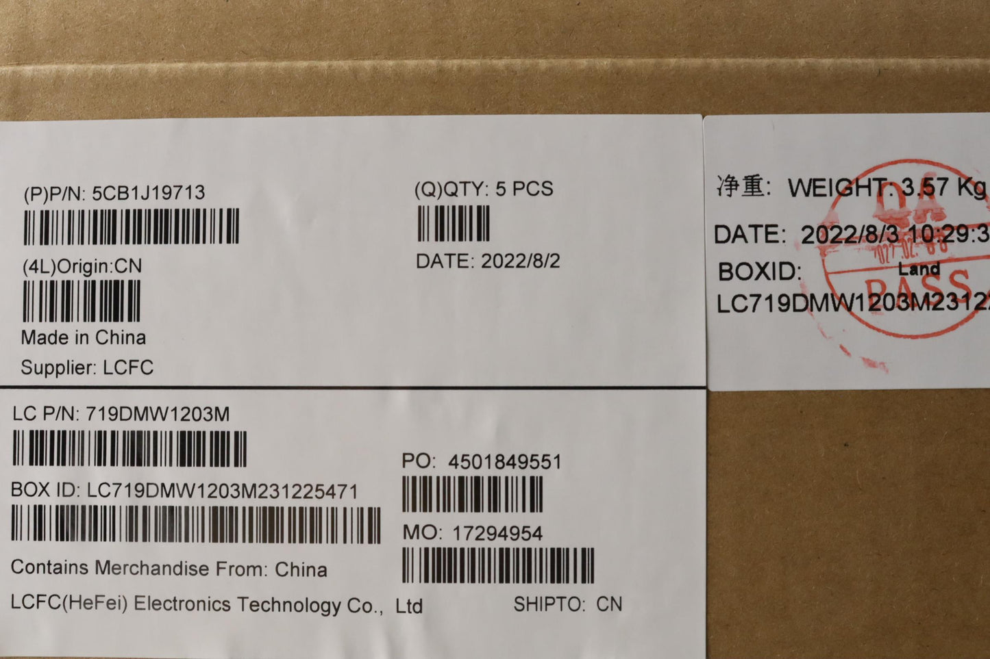 Lenovo Cover Upper Case Asmnordic L82 - 5CB1J19713