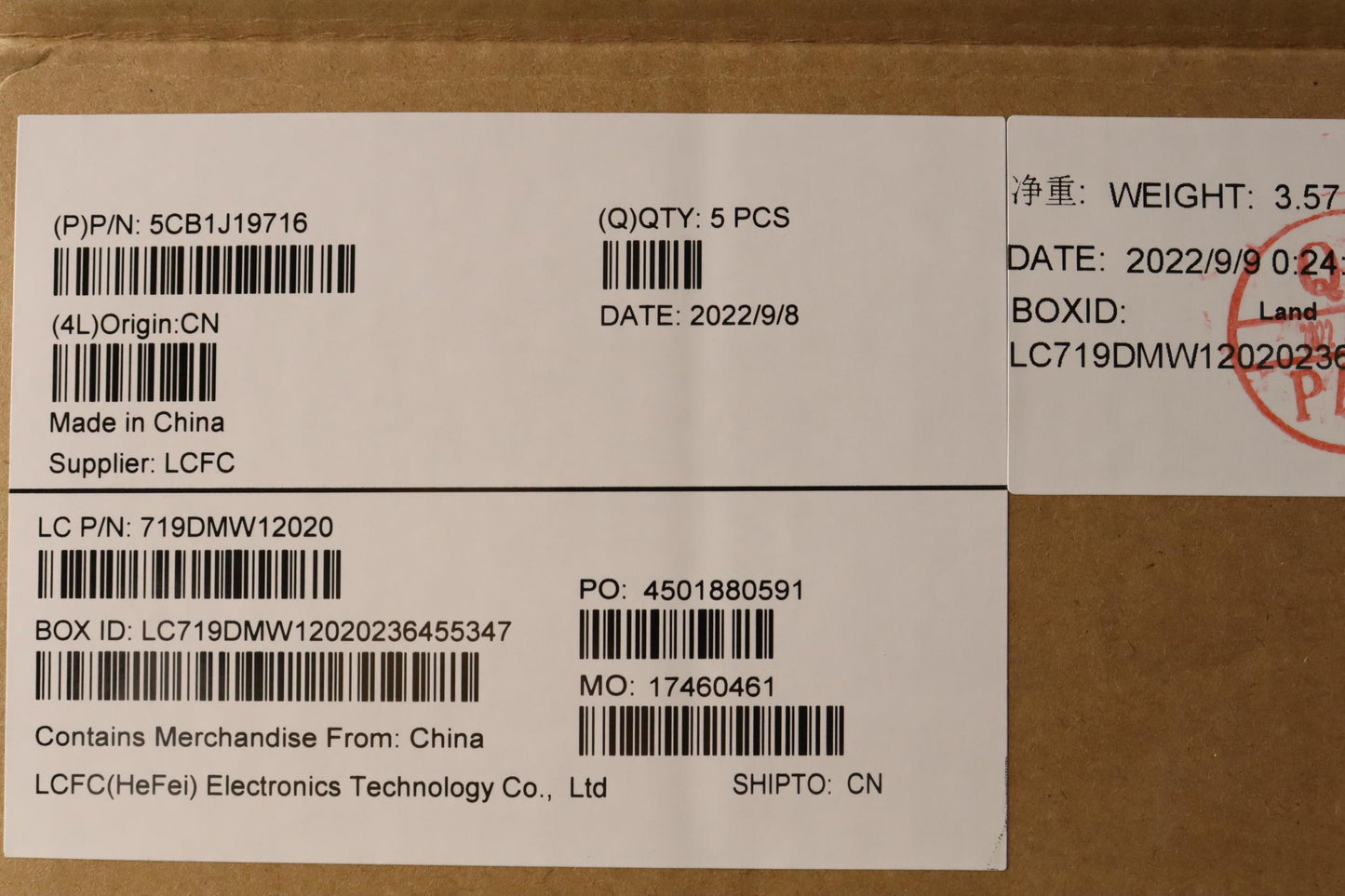 Lenovo Cover Upper Case Asmslv L82V7 - 5CB1J19716