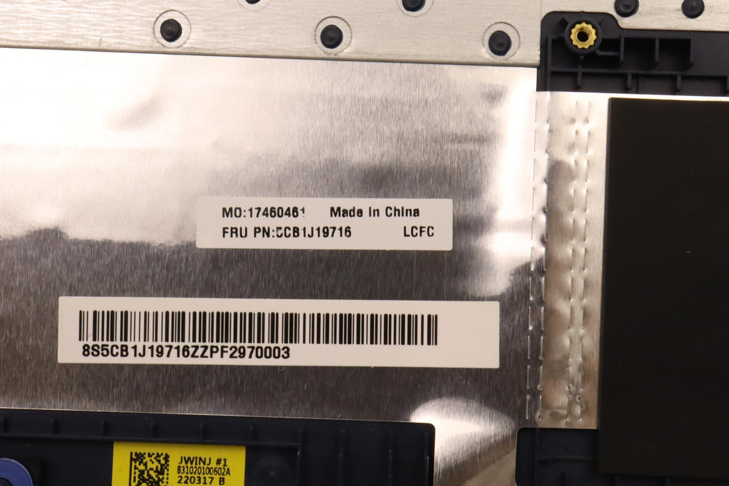 Lenovo Cover Upper Case Asmslv L82V7 - 5CB1J19716