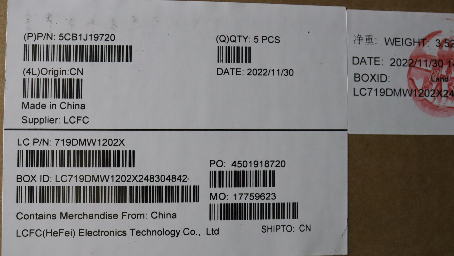 Lenovo Cover Upper Case Asmbul L82V7 - 5CB1J19720