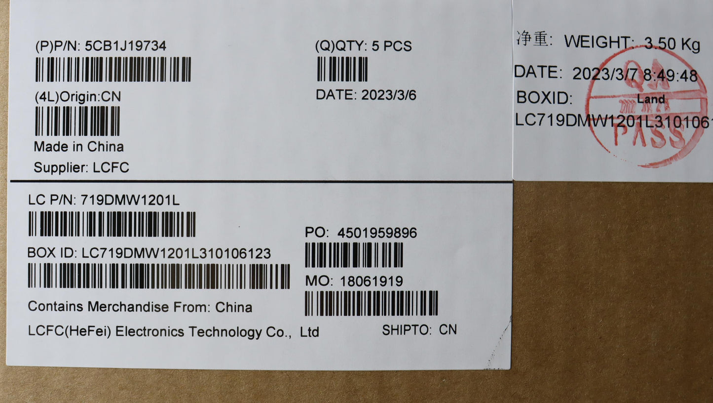 Lenovo Cover Upper Case Asmla Spa L82 - 5CB1J19734