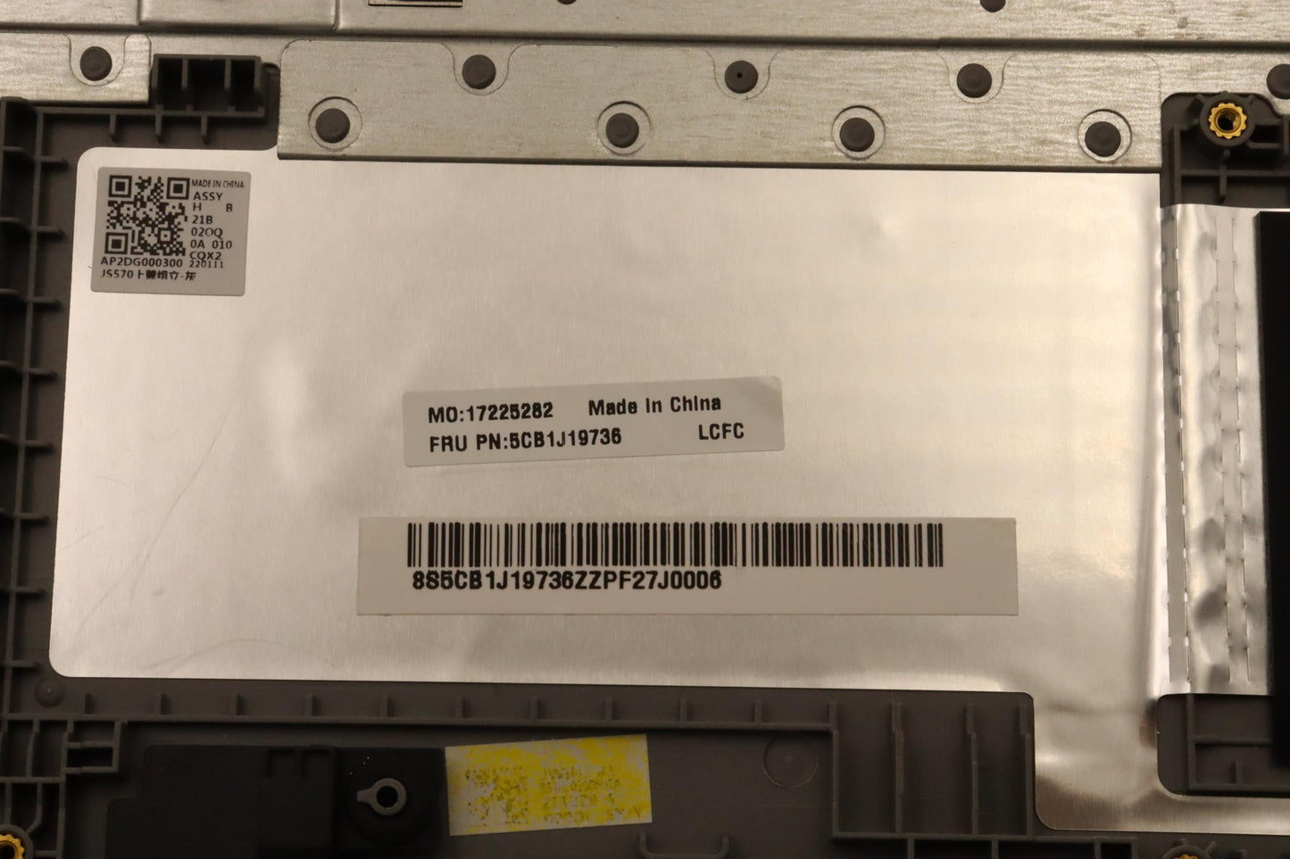 Lenovo Cover Upper Case Asmkor L82V7 - 5CB1J19736