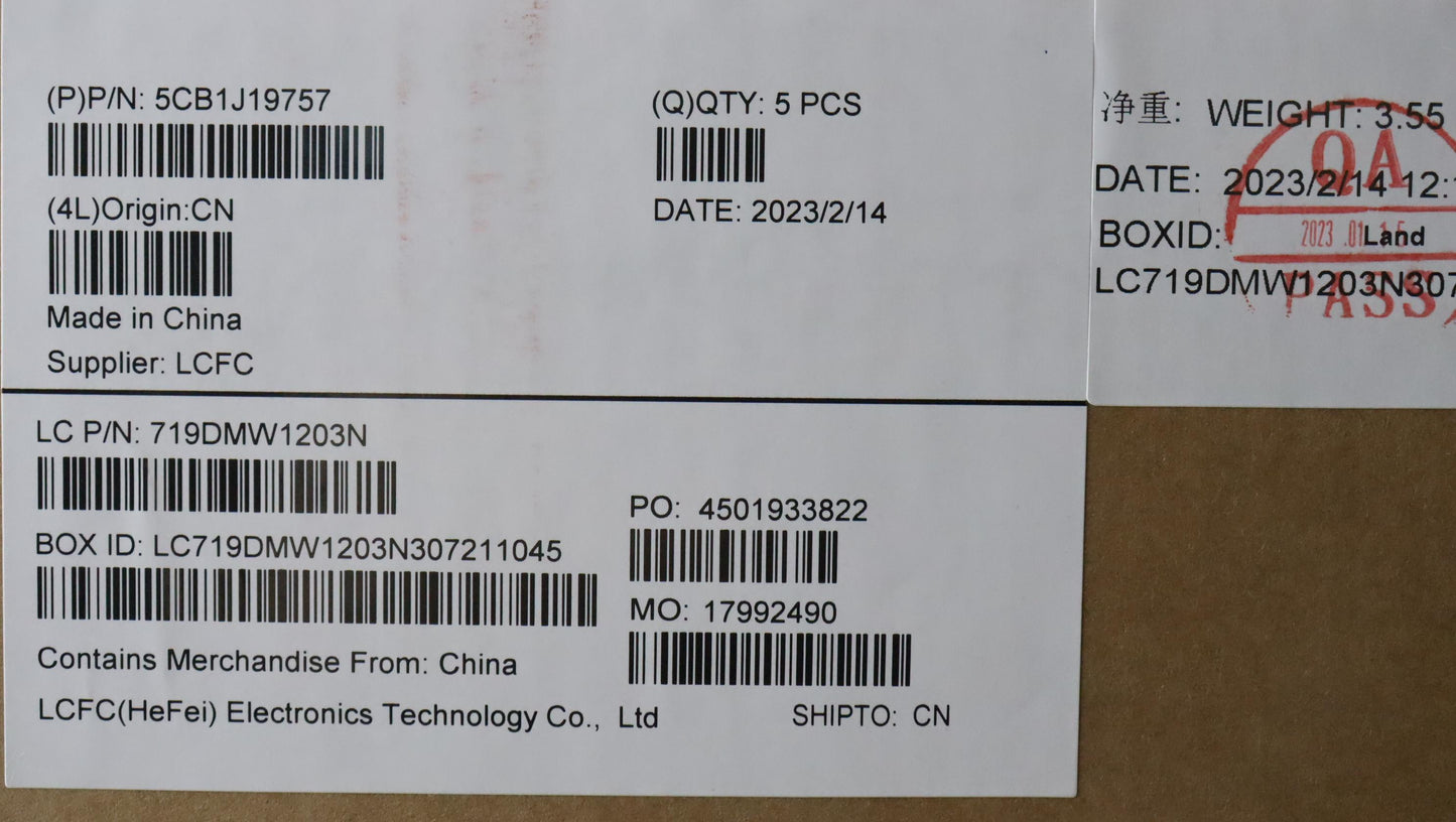 Lenovo Cover Upper Case Asmhbw L82V7 - 5CB1J19757