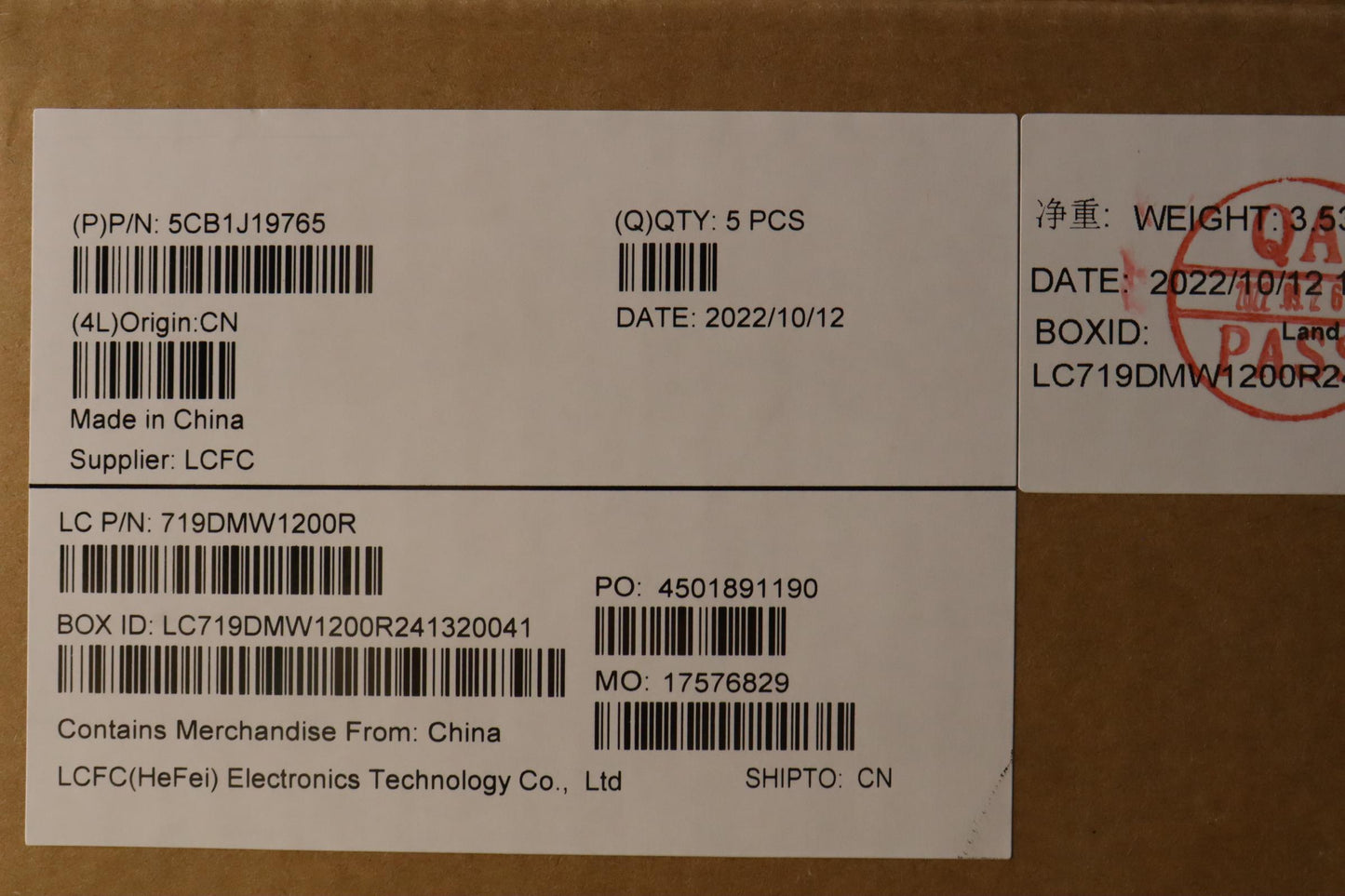 Lenovo Cover Upper Case Asmla Spa L82 - 5CB1J19765