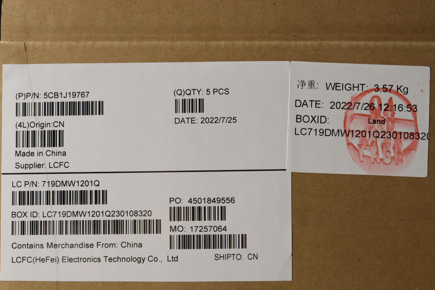 Lenovo Cover Upper Case Asmkor L82V7 - 5CB1J19767