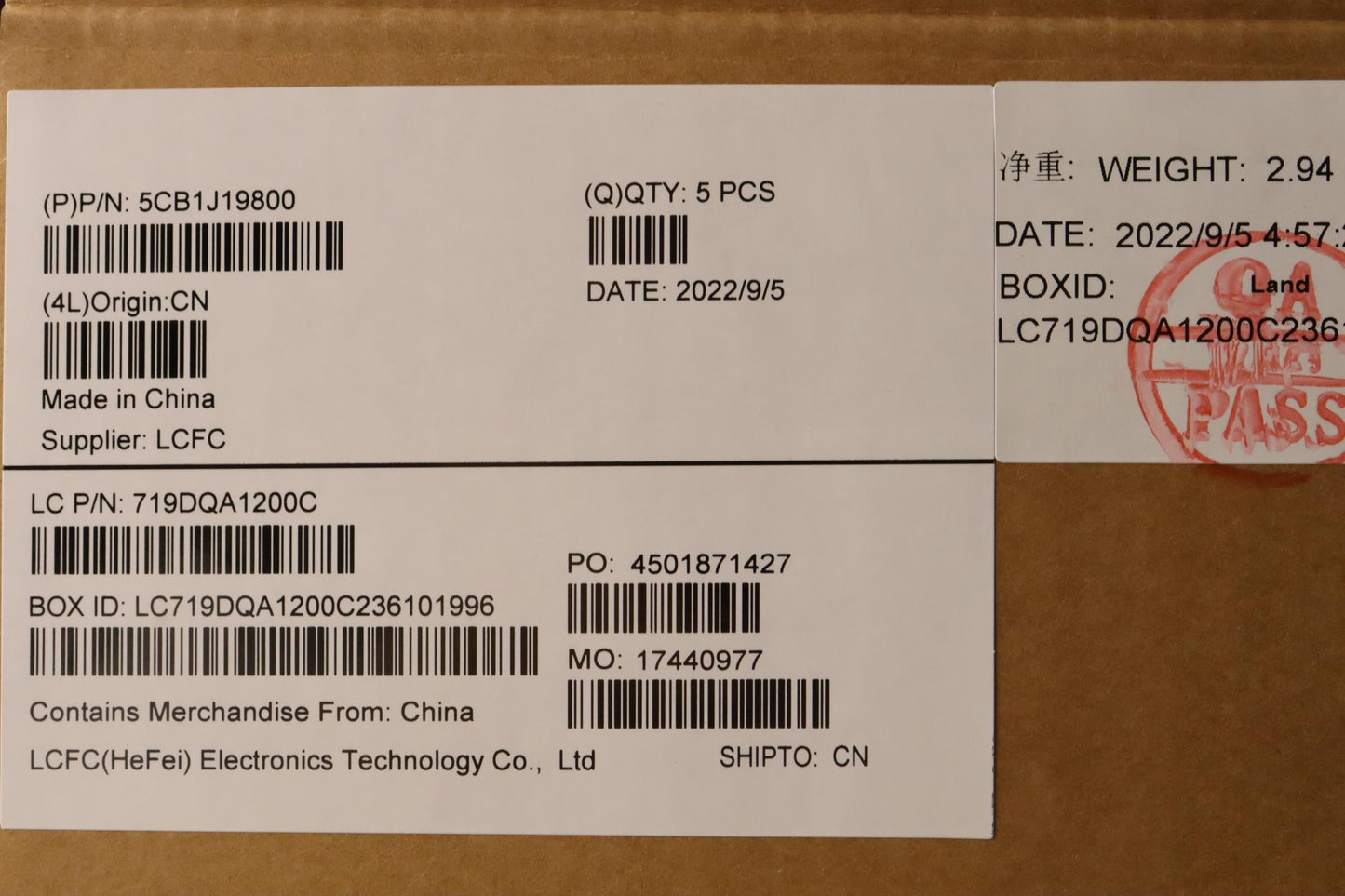 Lenovo Cover Upper Case Asmgre L82Ut - 5CB1J19800