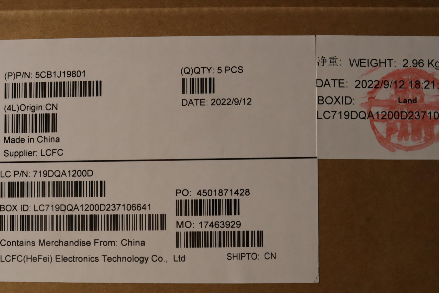 Lenovo Cover Upper Case Asmhbw L82Ut - 5CB1J19801