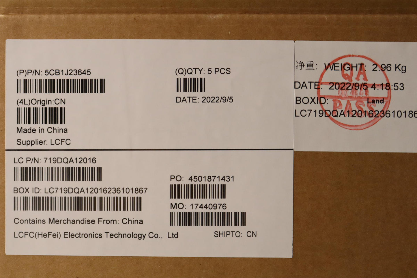 Lenovo Cover Upper Case Asmfra L82Ut - 5CB1J23645
