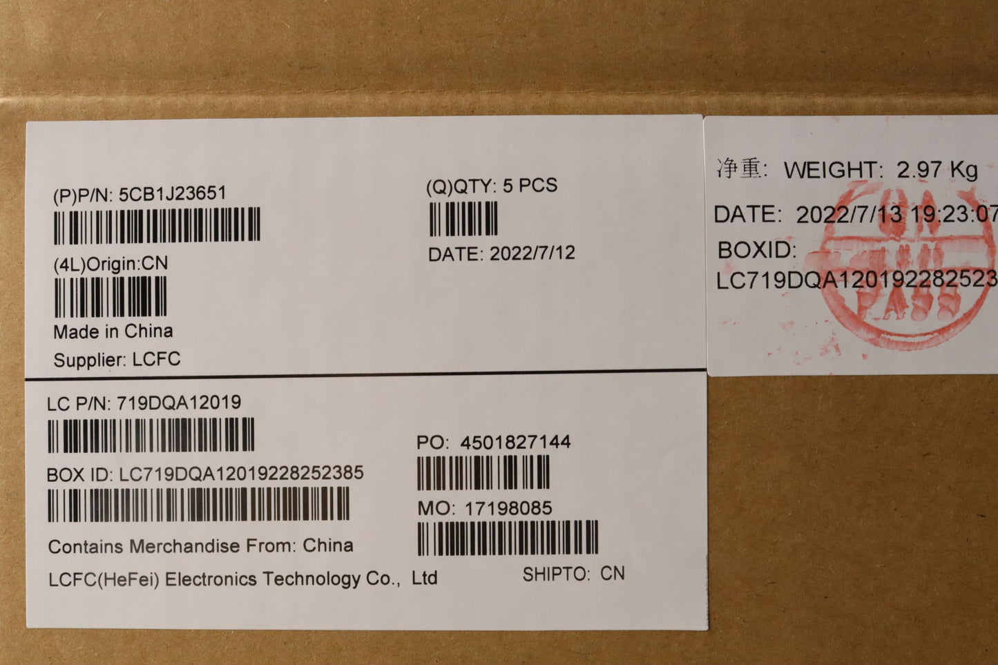 Lenovo Cover Upper Case Asmger L82Ut - 5CB1J23651