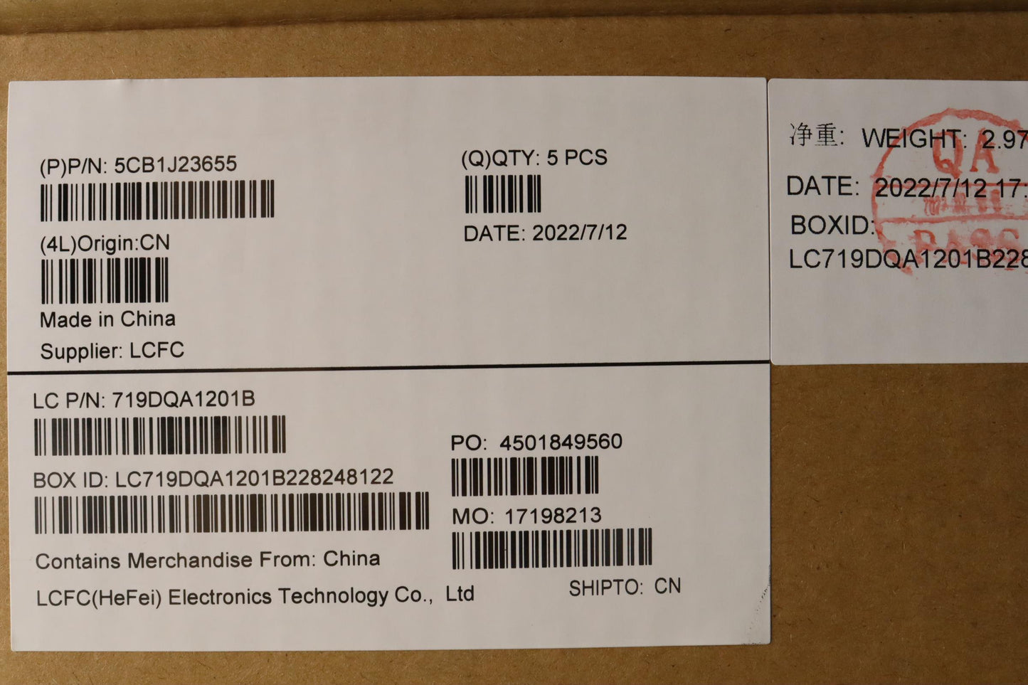 Lenovo Cover Upper Case Asmhbw L82Ut - 5CB1J23655