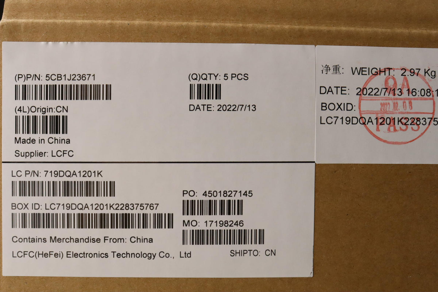 Lenovo Cover Upper Case Asmnordic L82 - 5CB1J23671