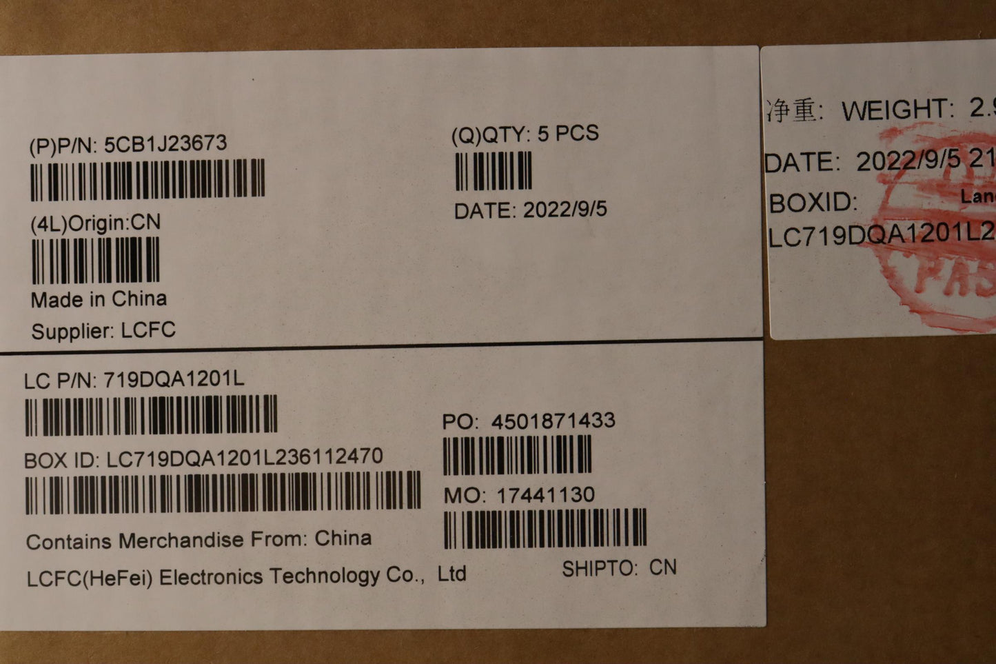 Lenovo Cover Upper Case Asmpor L82Ut - 5CB1J23673