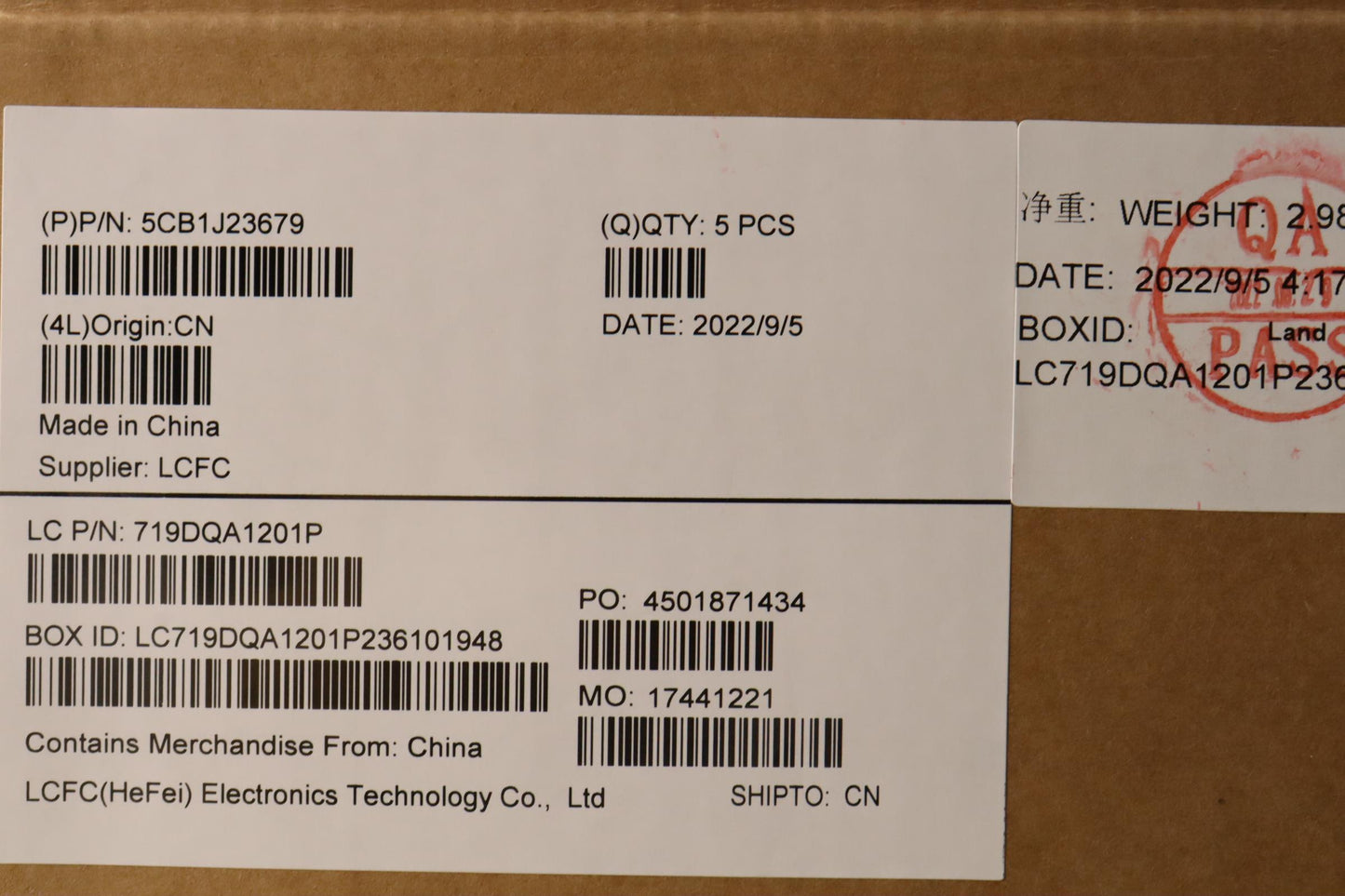 Lenovo Cover Upper Case Asmspa L82Ut - 5CB1J23679
