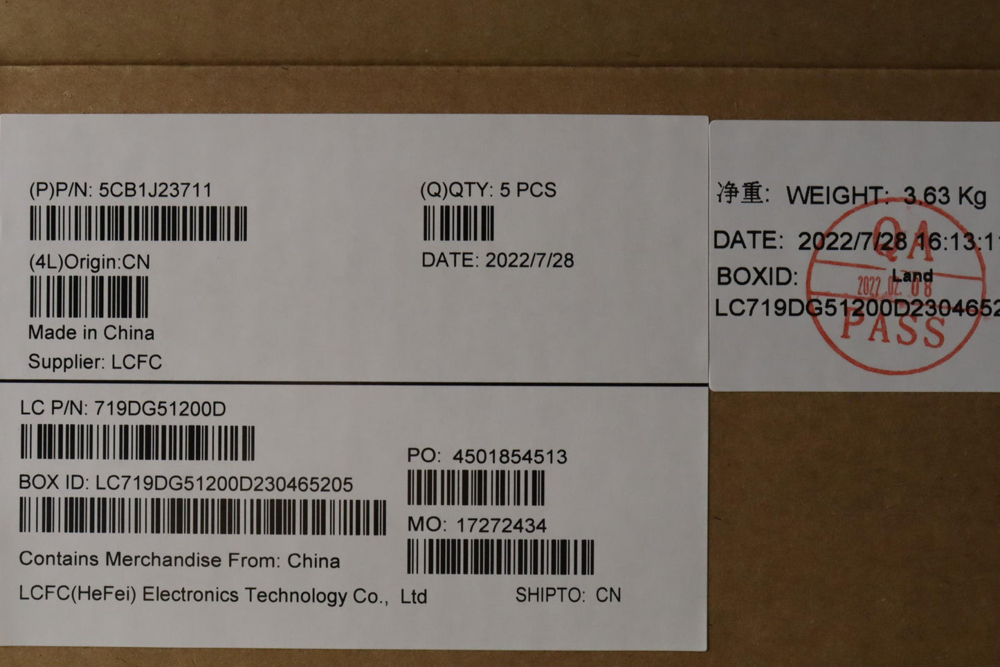 Lenovo Cover Upper Case Asmbel L21Ek - 5CB1J23711