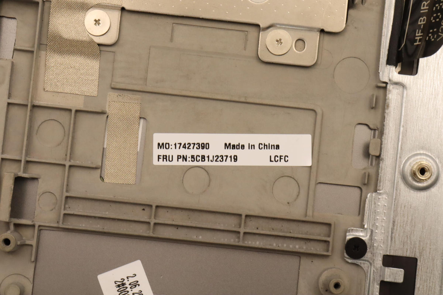 Lenovo Cover Upper Case Asmeuro Eng L - 5CB1J23719