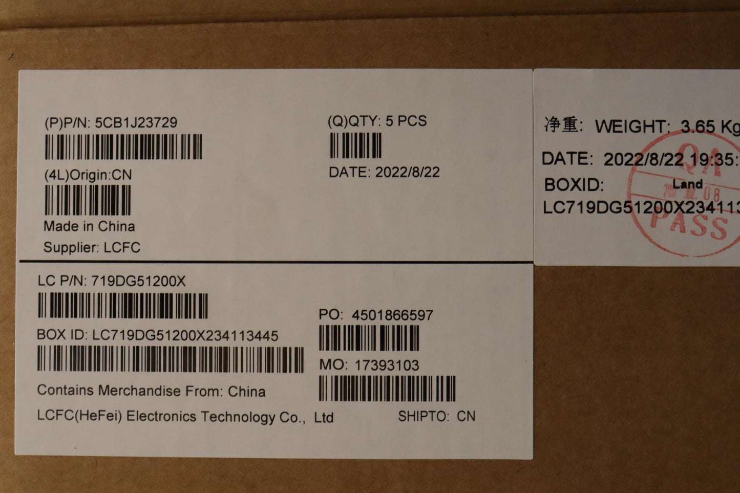Lenovo Cover Upper Case Asmger L21Ek - 5CB1J23729