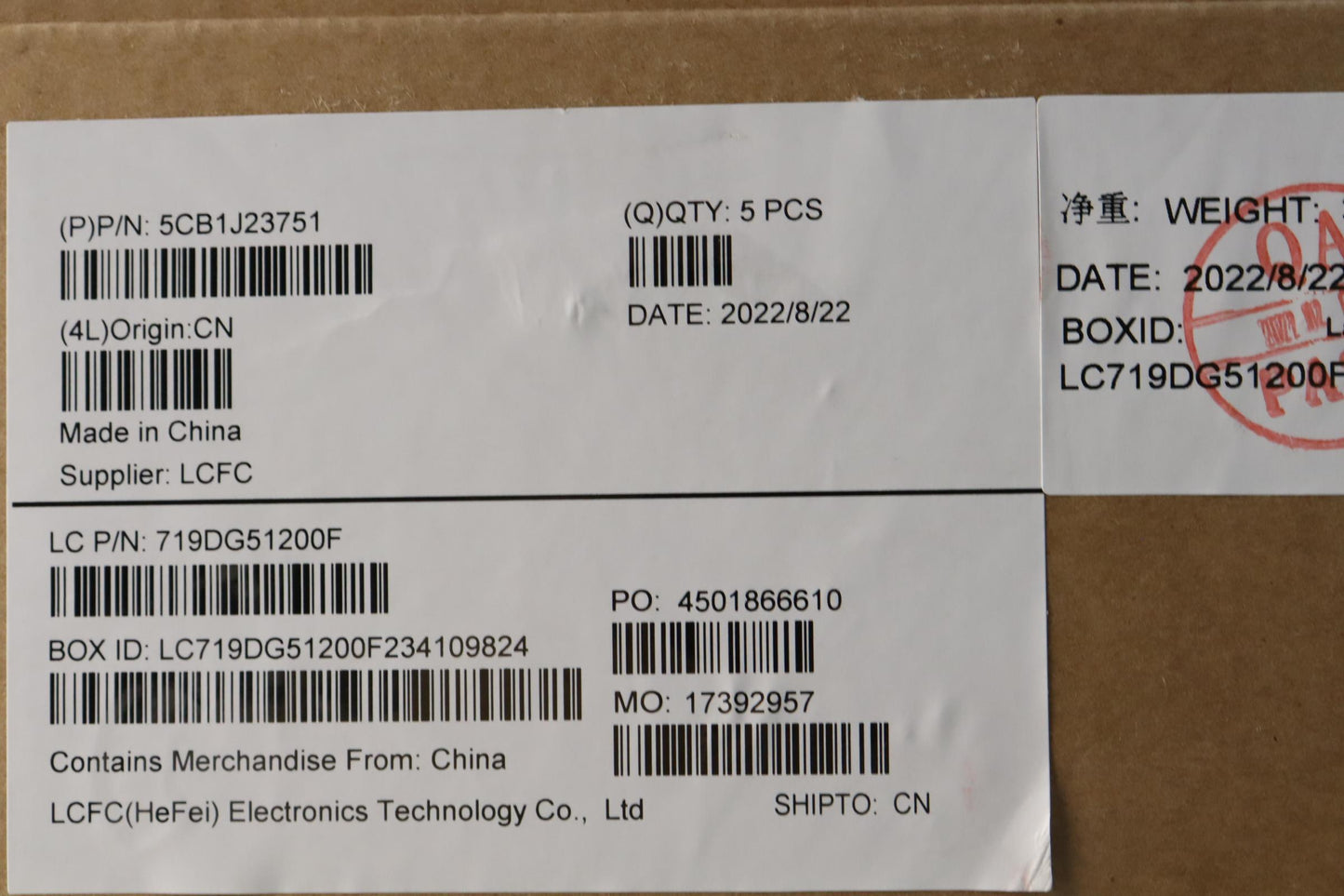 Lenovo Cover Upper Case Asmuke L21Ek - 5CB1J23751