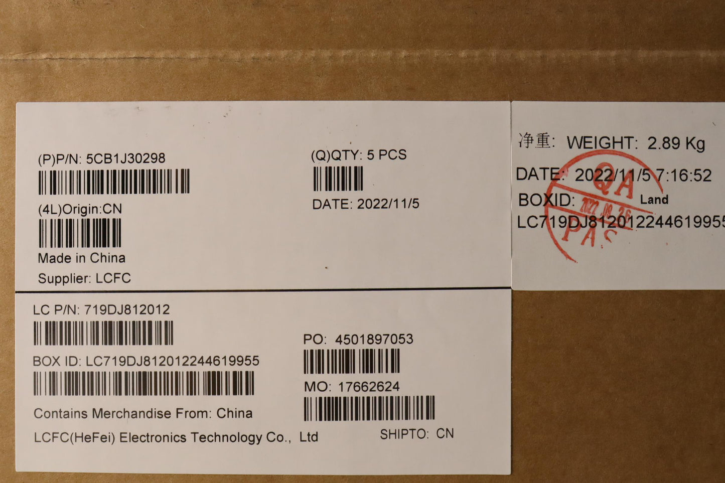 Lenovo Cover Upper Case Asmbull82Tkug - 5CB1J30298