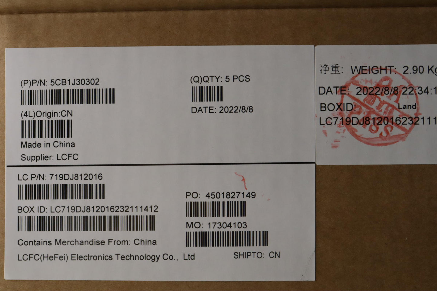 Lenovo Cover Upper Case Asmfra L82Tku - 5CB1J30302