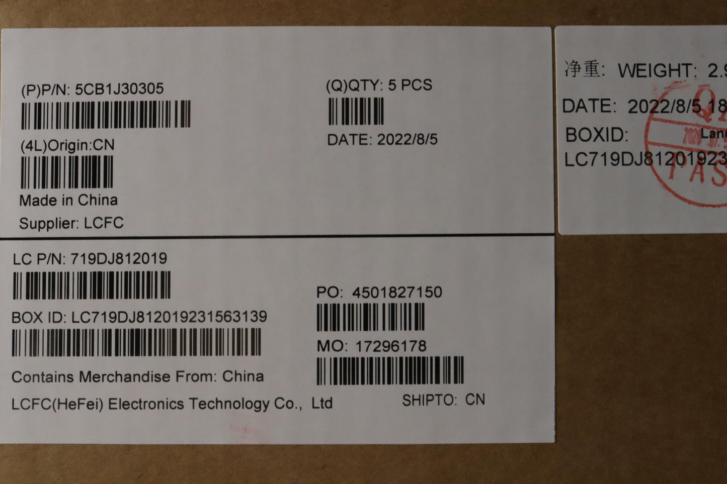 Lenovo Cover Upper Case Asmger L82Tku - 5CB1J30305