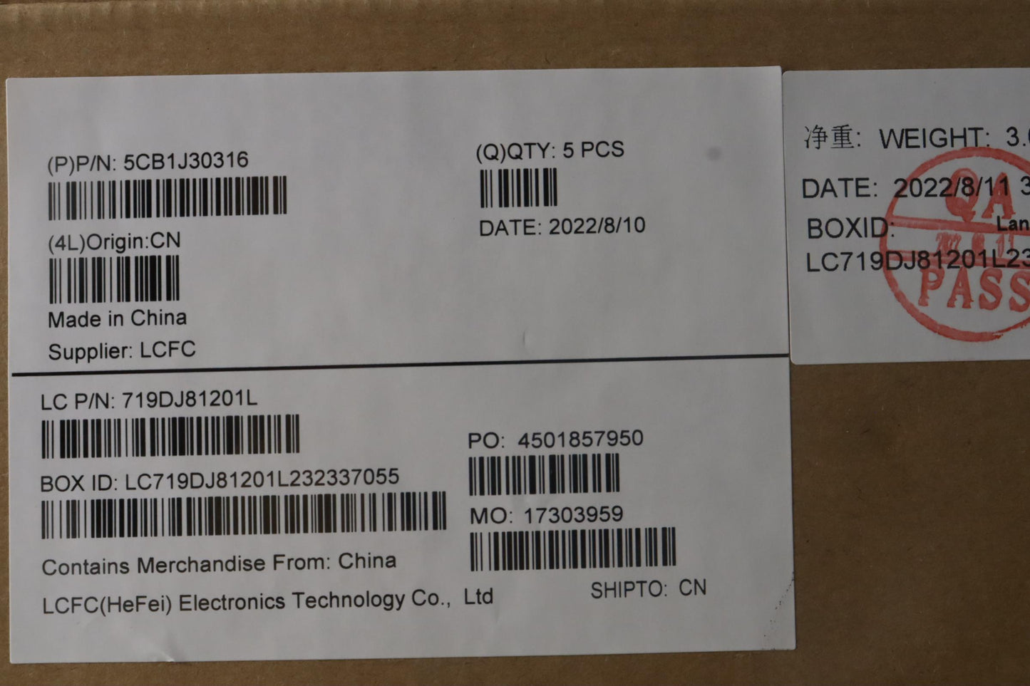 Lenovo Cover Upper Case Asmpor L82Tku - 5CB1J30316